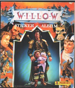 Willow Sticker Album 1988-Panini-a few stickers have been applied