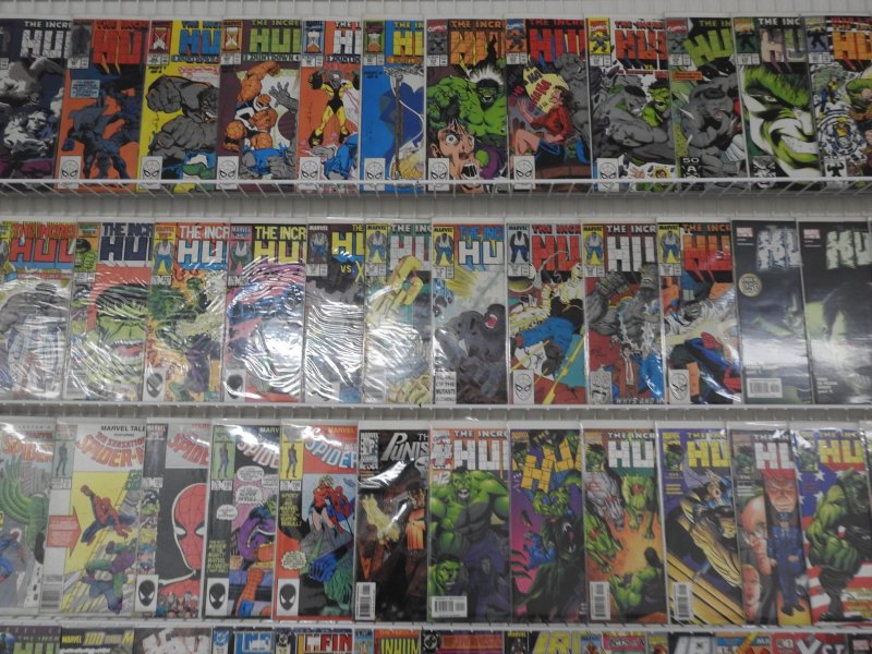 Huge Lot of 130+ Comics W/ Hulk, Spiderman, Infinity Avg. VF- Condition!