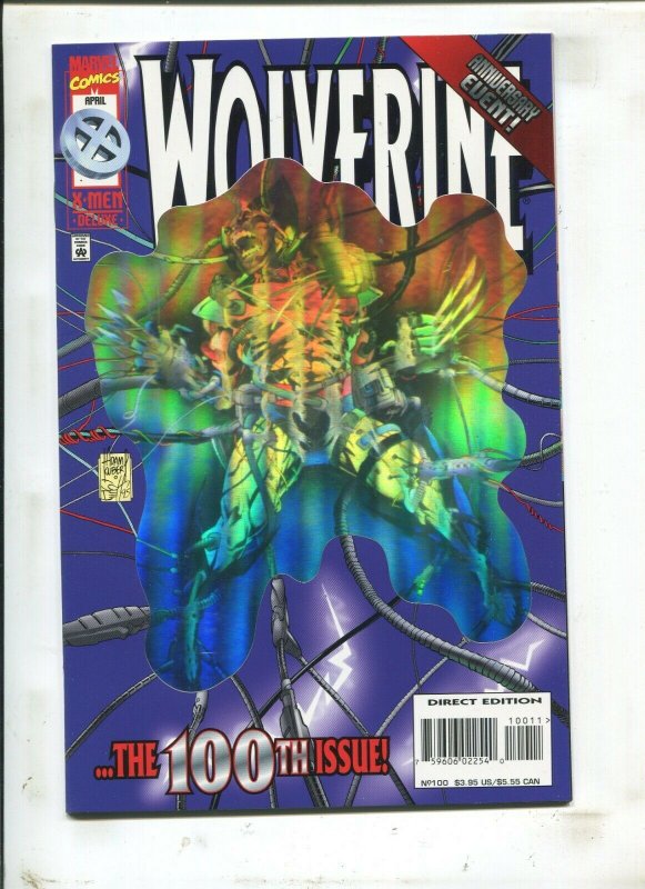 Wolverine #100 - DE - 100th Issue - Anniversary Event (9.2) 1995 