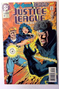 Justice League America #82 1993 DC Green Lantern Guy Gardner Blue Beetle Comic