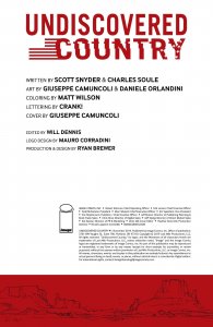 UNDISCOVERED COUNTRY #01 (2019) JOCK | SNYDER | SOULE | COVER B | IMAGE COMICS