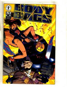 Lot Of 7 Body Bags Comic Books # 1 2 (2) 3 4 + 1 + One Shot Blanc Noir Image FM8