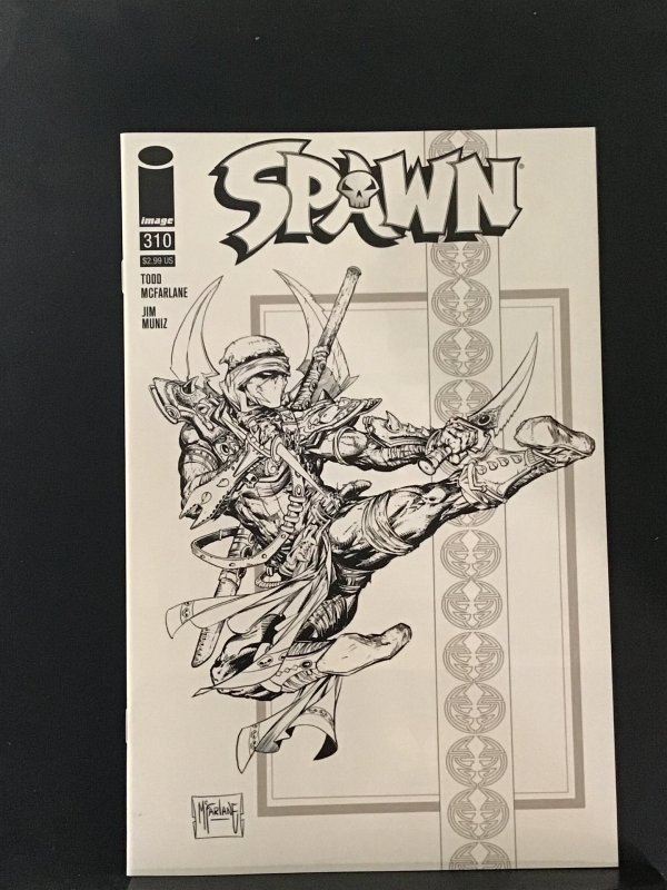 Spawn #310 Todd Mcfarlane B&W