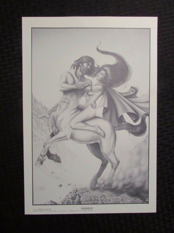 1983 DREAMS OF AVALON Portfolio by Corey Wolfe SIGNED #571/1200 NM/FN-  6 Plates