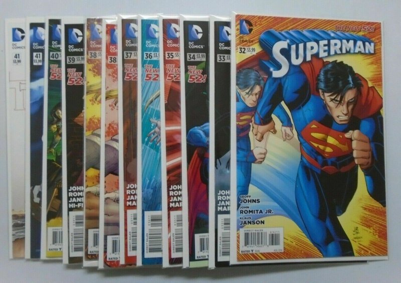 Superman lot:#32-41 NEW 52 some variants NM (2014)