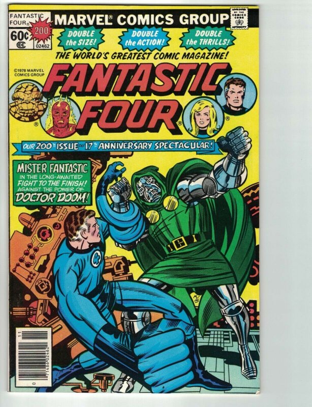 Fantastic Four Vol 1 200 Vf Marvel Doctor Doom Save On Shipping Comic Books Bronze 