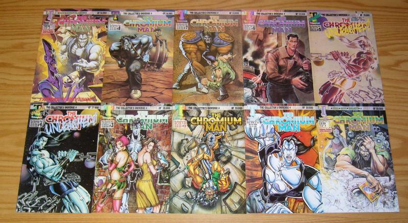 Chromium Man #0 & 1-10 VF/NM complete series + ashcan + violent past 1-2 set