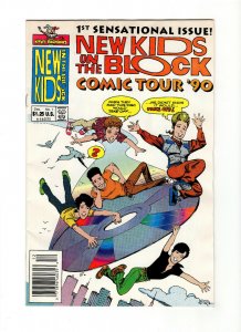 New Kids On The Block Comic Tour '90 #1 (1991, Harvey Comics) 