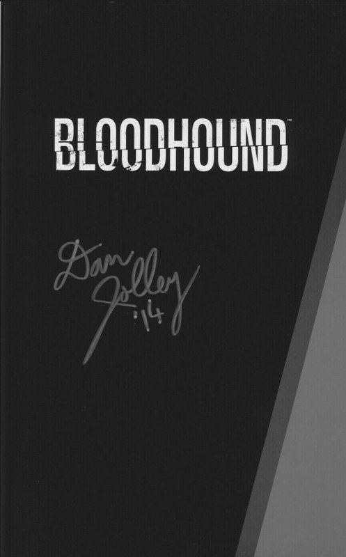 BLOODHOUND TP VOL 01 BRASS KNUCKLE SIGNED BY DAN JOLLEY DARK HORSE 2013 EB202