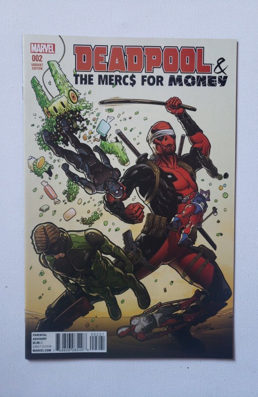 Deadpool Mercs For Money #2 Hi Grade