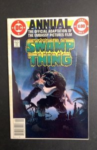 The Saga of Swamp Thing Annual #1 (1982) Movie Adaption Richard Hescox Cover