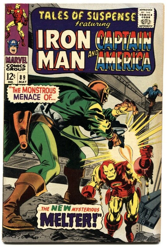 TALES OF SUSPENSE #89 1967-iron man-CAPTAIN AMERICA