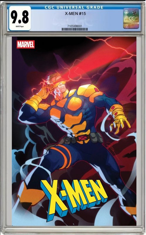 X-MEN #15 GERALD PAREL CYCLOPS VARIANT CGC 9.8 NM PRESALE 4/23