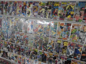 Huge Lot 130+ Comics W/ Iron man, Ghost Rider, Silver Surfer, Wolvie+ Avg VF+!!