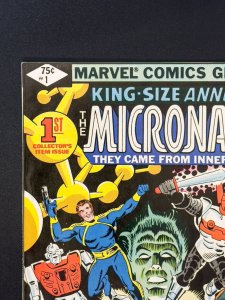 Micronauts Annual #1 (1979) NM (Direct) Steve Ditko 1st App of Hornetdroid