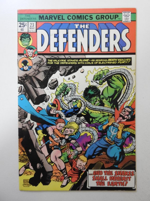 The Defenders #23 (1975) VG+ Condition! MVS intact! tape pull fc