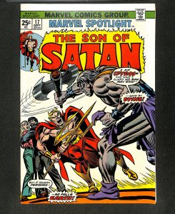 Marvel Spotlight #17 Son of Satan!