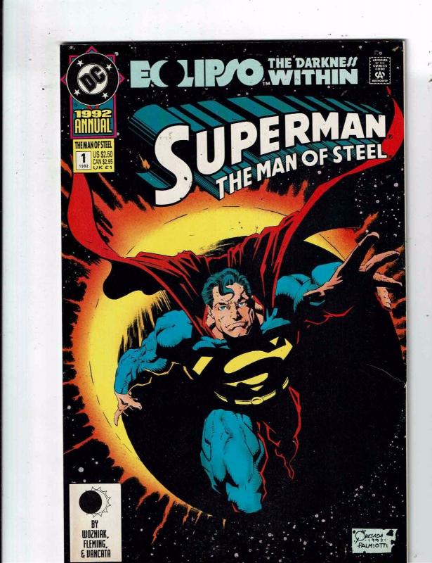 Lot of 2 Superman: The Man of Steel Annual DC Comic Books #1 2 TW44