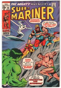 Sub-Mariner #35 (1971) Defenders, Avengers, Silver Surfer