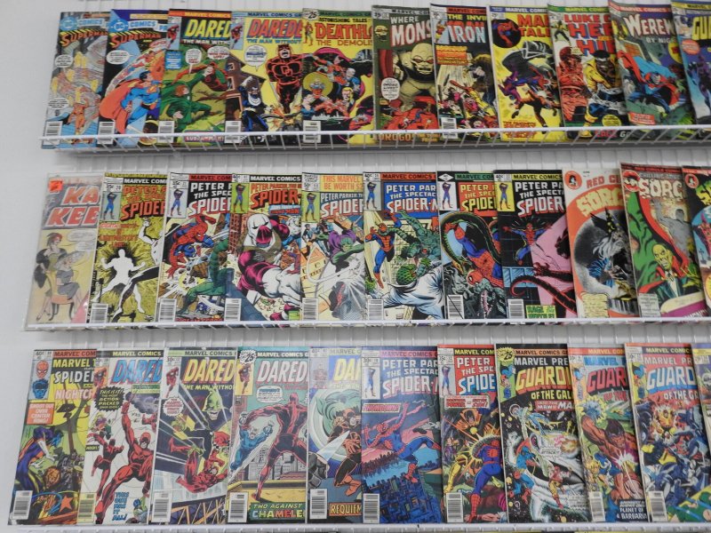 Huge Lot 180+ Silver/Bronze Comics W/ Spider-Man,  Conan, Daredevil Avg G/VG Con