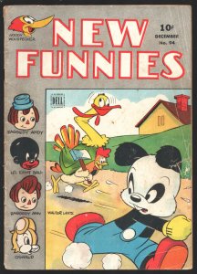 New Funnies #94 1944-Dell-Li'l Eight Ball-Raggedy Ann-Andy Panda-Walter Lantz...