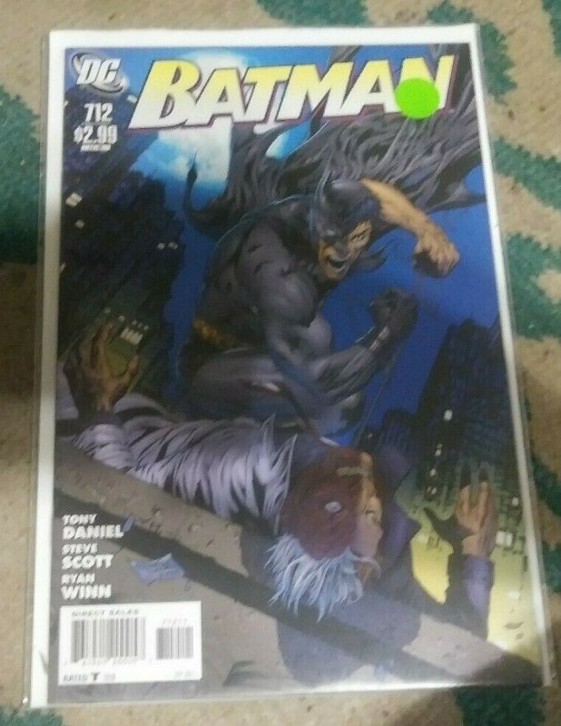 Batman #712 2011 dc comics pieces pt 3 TWO FACE RIDDLER GOTHAM