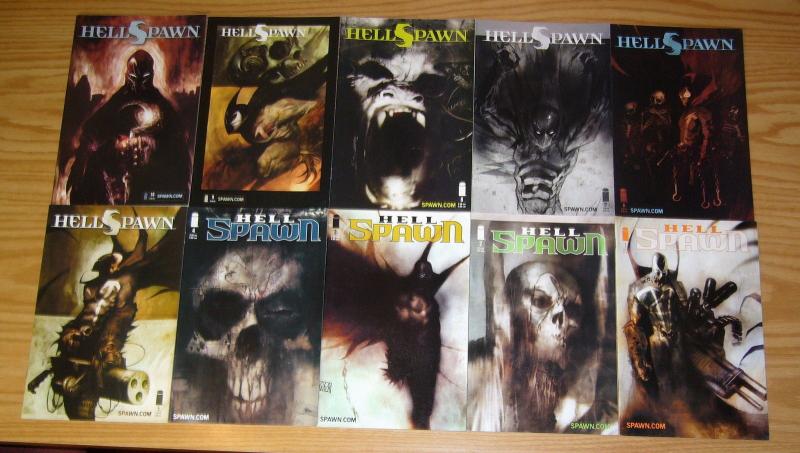 Hellspawn #1-16 VF/NM complete series - brian bendis - ashley wood