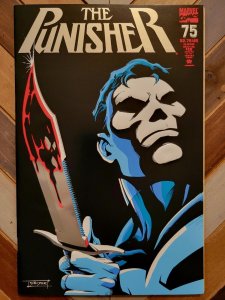 PUNISHER #75 (Marvel 1993) VF+ 8.5 Embossed Foil-Enhanced Cover by Steve Geiger