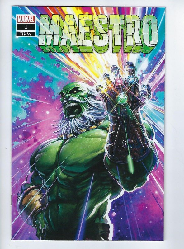 ?Maestro #1 (2020) Clayton Crain Infinity Gauntlet Venom 7 Trade Variant NM?