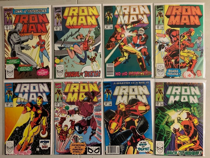 Iron Man lot #236-280 + 3 Annuals Marvel (average 6.0 FN) 48 diff (1988 to 1992)