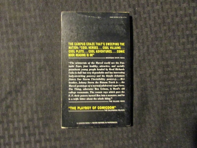 1965 FANTASTIC FOUR Collector's Album 1st Lancer Paperback FN+ 6.5