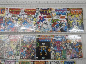 Infinity War, Infinity Gauntlet, & Infinity Crusade Complete Sets!!! Avg VF+ !