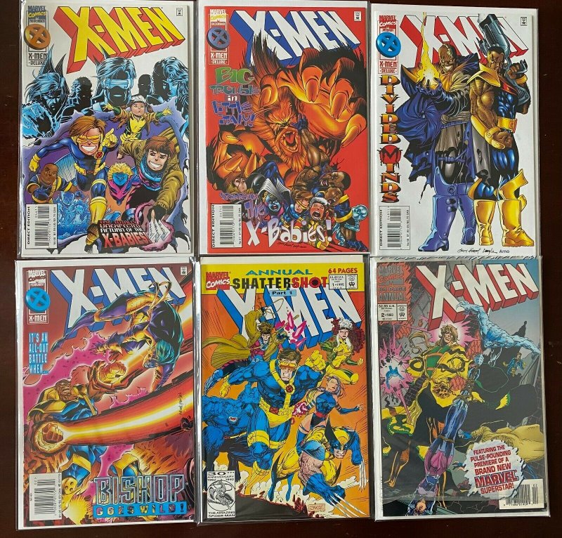 X-Men lot 30 different from #1-49 + 2 annuals 8.0 VF (1991-96)