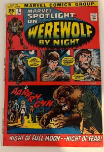 *Marvel Spotlight (1971) 2fn- 1st Appearance Werewolf by Night!