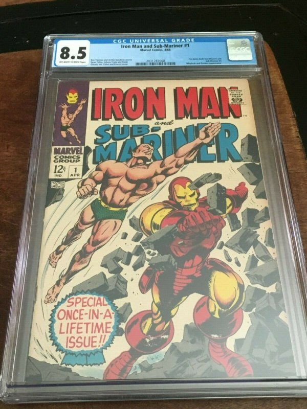 Iron Man and Sub-Mariner #1 (1968) CGC 8.5 ~ Pre-dates Iron Man #1 & Sub #1