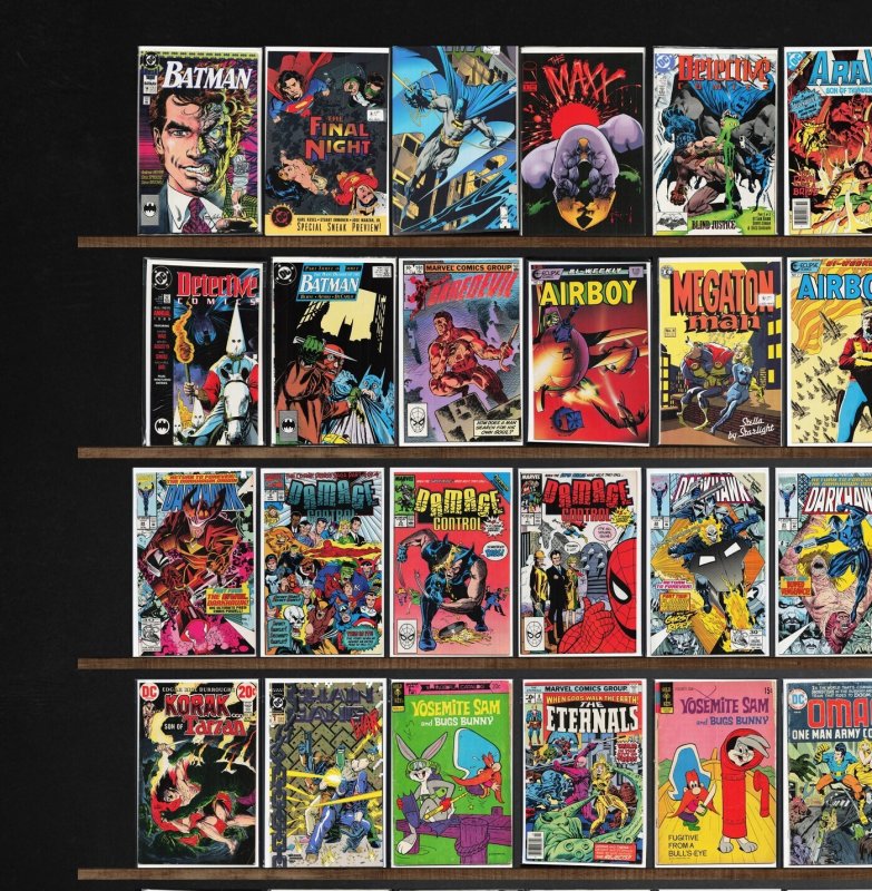 Huge Lot 140+ Comics with Batman, Conan The Barbarian, Detective Comics & More!