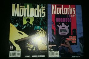 Morlocks #1 & 2 (2002) FN/VF 7.0 | 1st Angel Dust (Christine) Deadpool Movie set