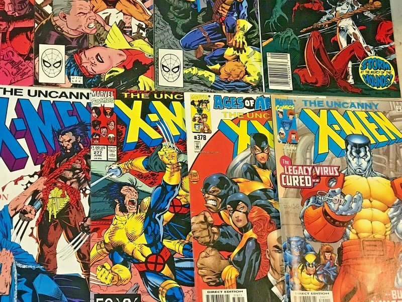 UNCANNY X-MEN#174-390 VG-VF LOT (34 BOOKS) 1985  MARVEL COMICS
