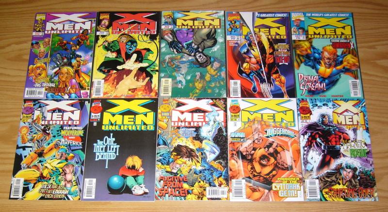 X-Men Unlimited #1-50 VF/NM complete series - marvel comics - wolverine magneto