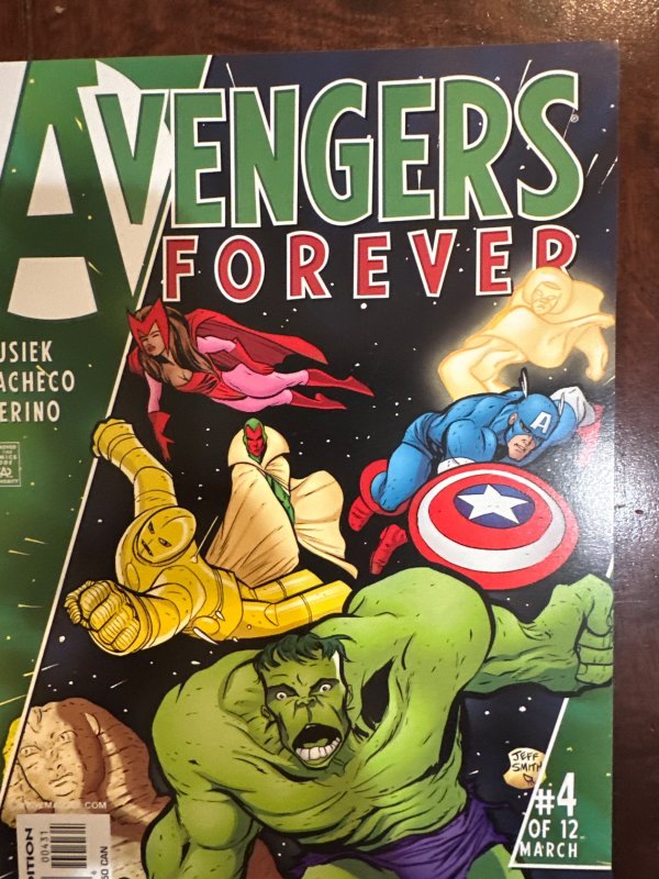 Avengers Forever #4 Smith Cover (1999)