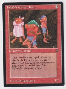 MAGIC THE GATHERING LEGENDS - KOBOLDS OF KHER KEEP (1994) Mint 9.9. A beautif...