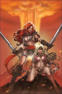 Invincible Red Sonja, The #10P VF/NM ; Dynamite | 1:7 variant FOC Last Issue