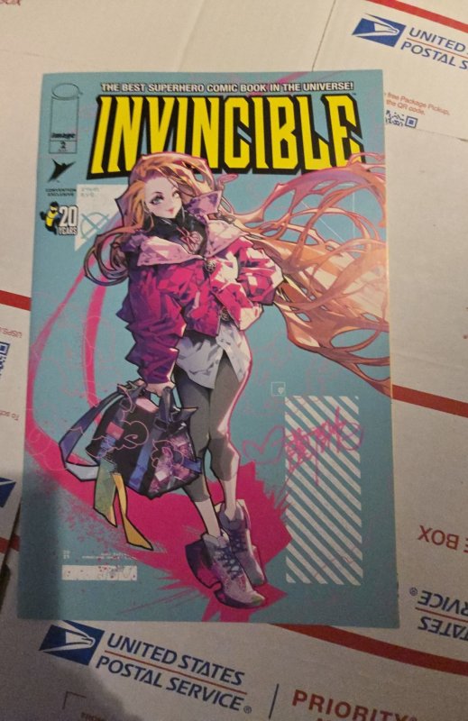 Invincible #2 San Diego Comic Con 2023 Cover A (2003)signed by Rose khangi Besch