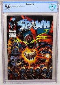 SPAWN #13 Direct Edition CBCS 9.6 Todd McFarlane Image Comics 1993