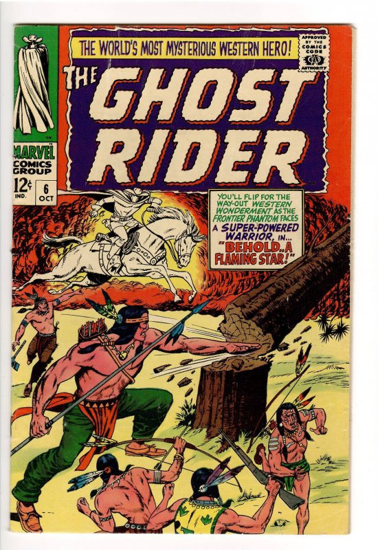 GHOST RIDER(1967) 6 F-  UNCOMMON IN HIGH GRADE!