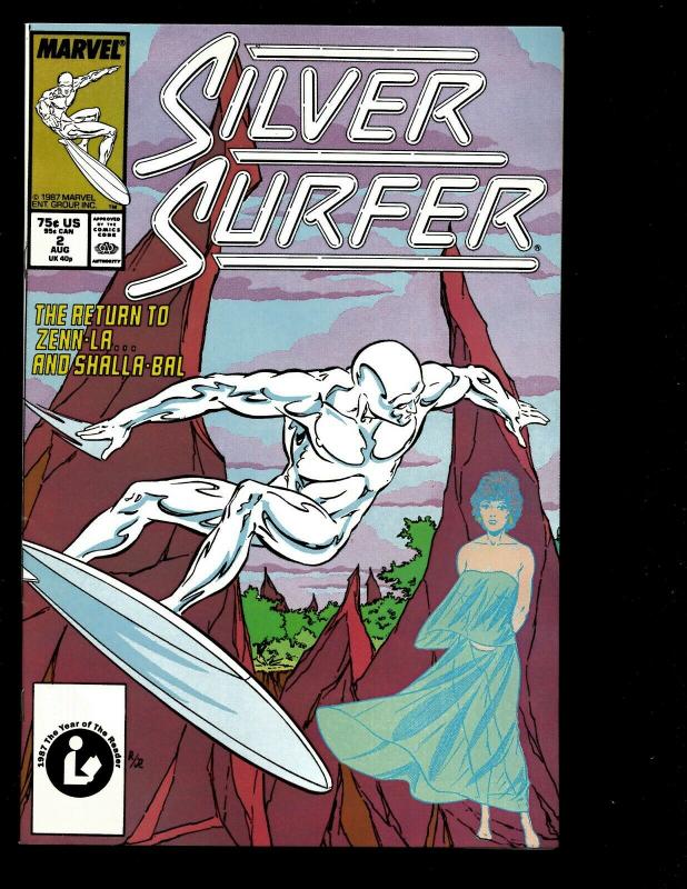 Lot Of 7 Silver Surfer Marvel Comics # 1 2 3 46 '89 '91 137 Science-Fiction JF2