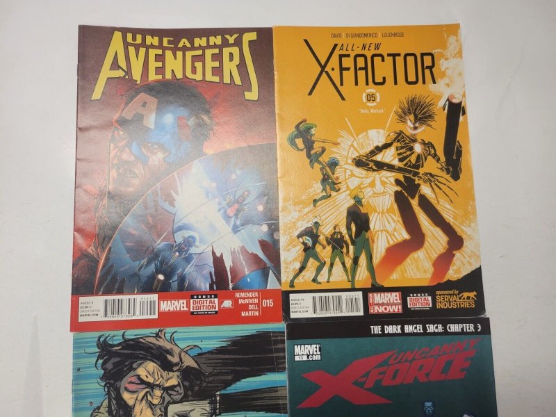 4 Comics #3 X-Men #13 Uncanny X-Force #15 Uncanny Avengers #5 X-Factor 46 TJ26