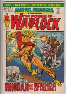 Marvel Premier #2 (May-72) VF/NM High-Grade Warlock