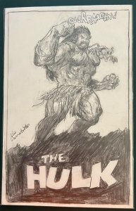 Hulk Sketch By Vic Carrabotta  at Charlotte Comicon 7/5/2022 EB203