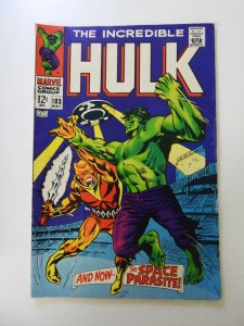 The Incredible Hulk #103 (1968) FN- condition